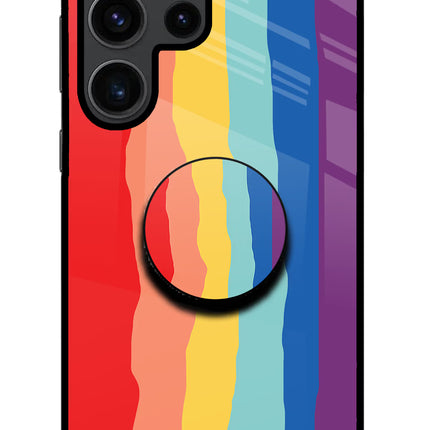 Rainbow Samsung S23 Ultra Glass Case