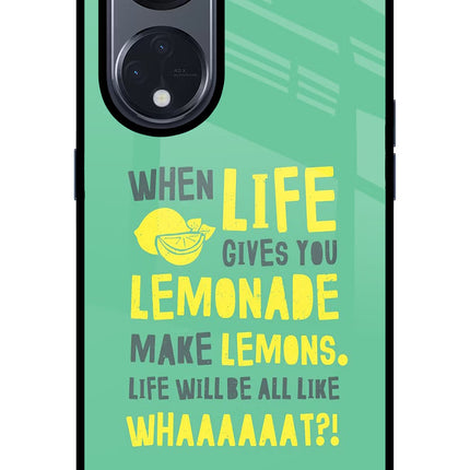 Quote Oppo Reno8 T 5G Glass Case Back Cover by Casekaro
