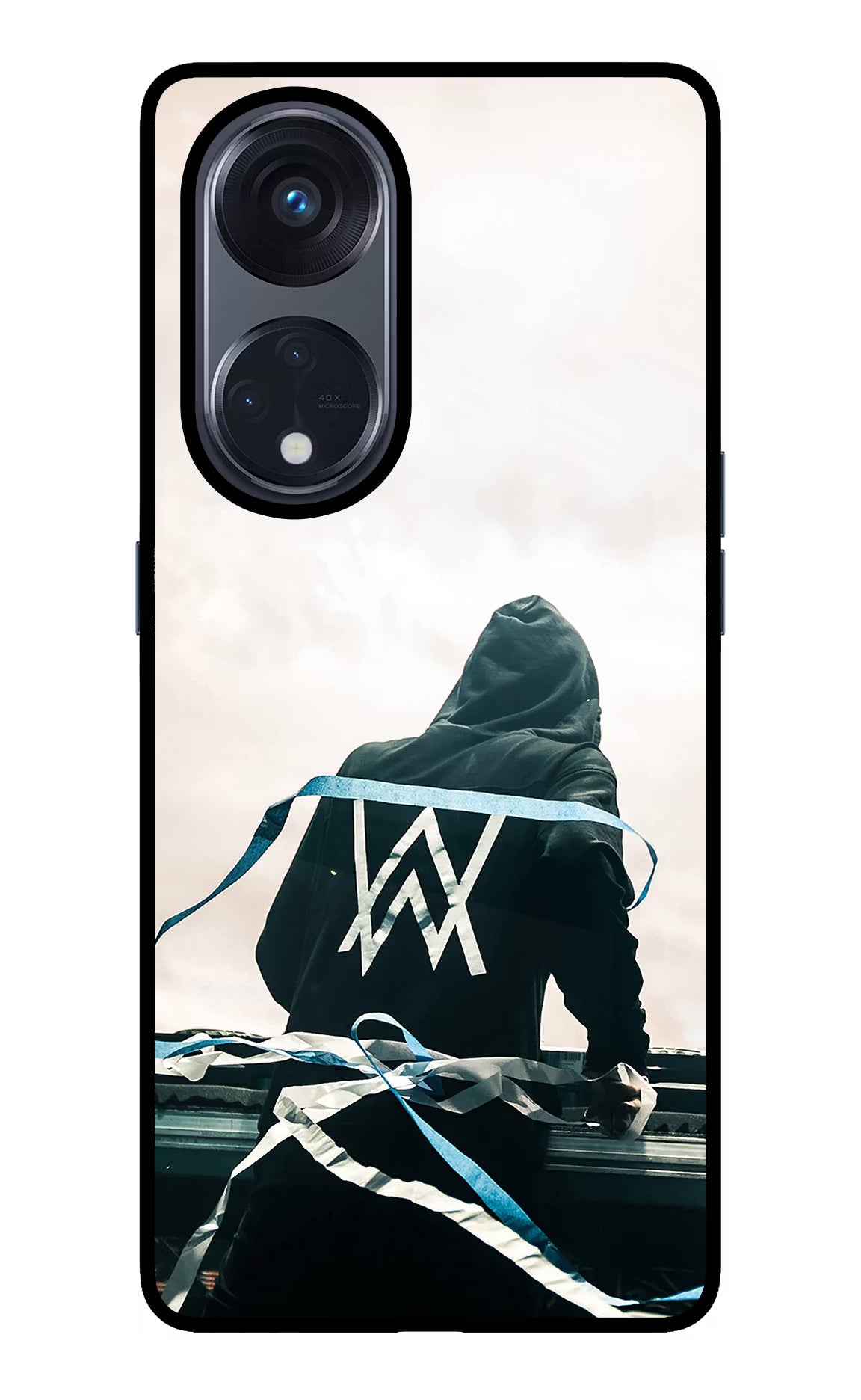 Alan Walker Oppo Reno8 T 5G Glass Case Back Cover by Casekaro