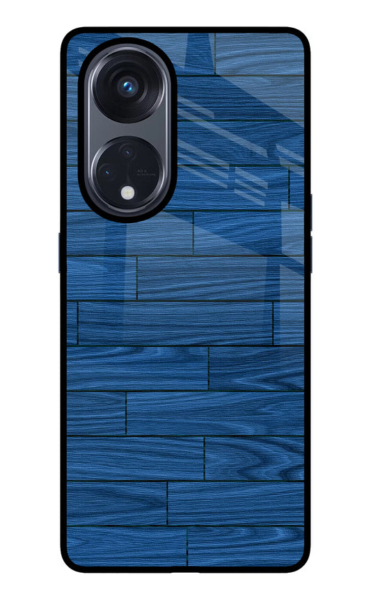 Wooden Texture Oppo Reno8 T 5G Glass Case