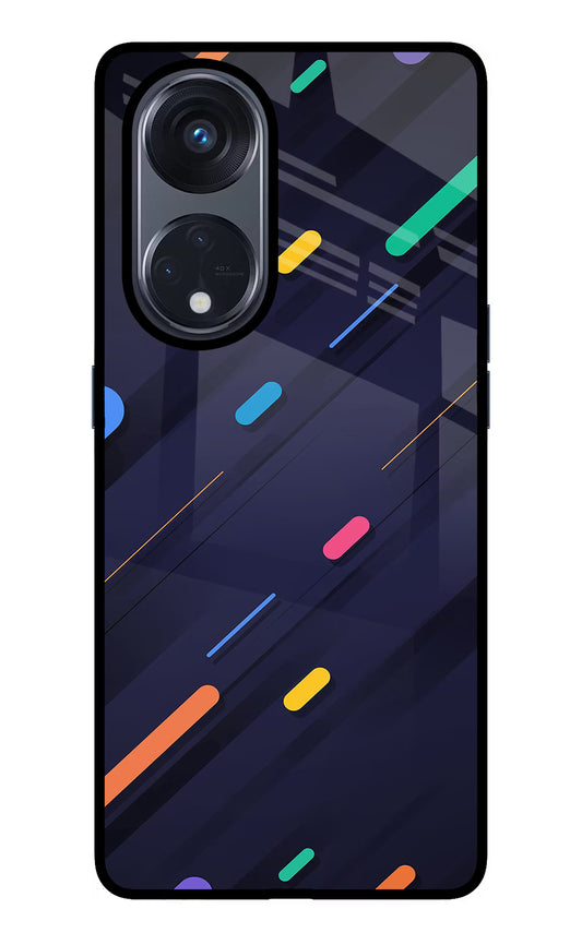 Abstract Design Oppo Reno8 T 5G Glass Case