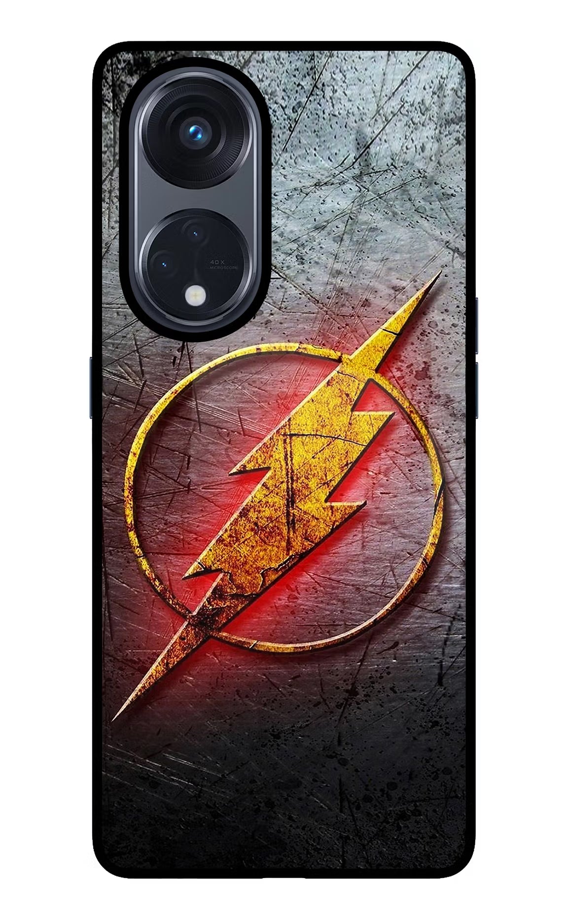 Flash Oppo Reno8 T 5G Glass Case Back Cover by Casekaro