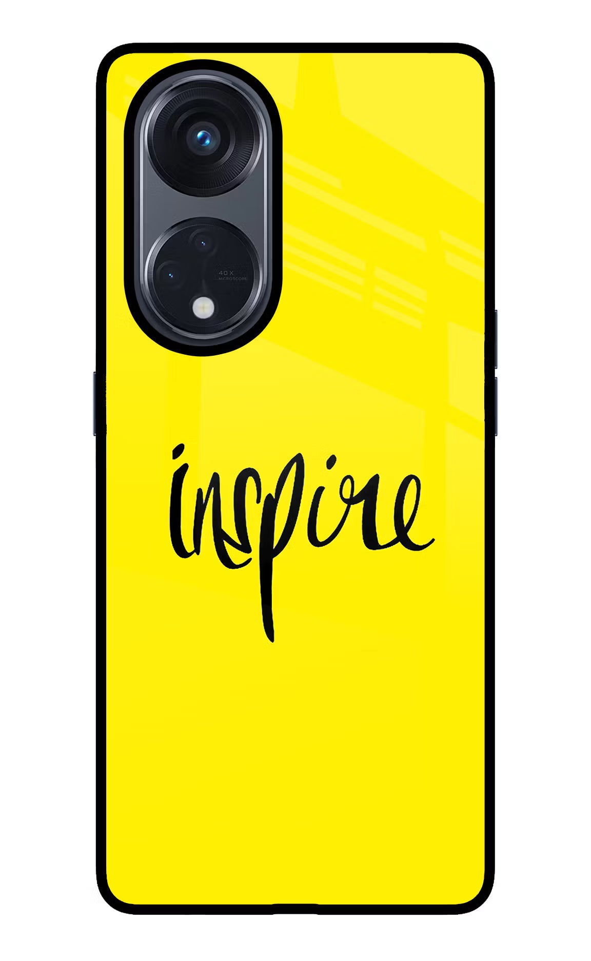 Inspire Oppo Reno8 T 5G Glass Case Back Cover by Casekaro