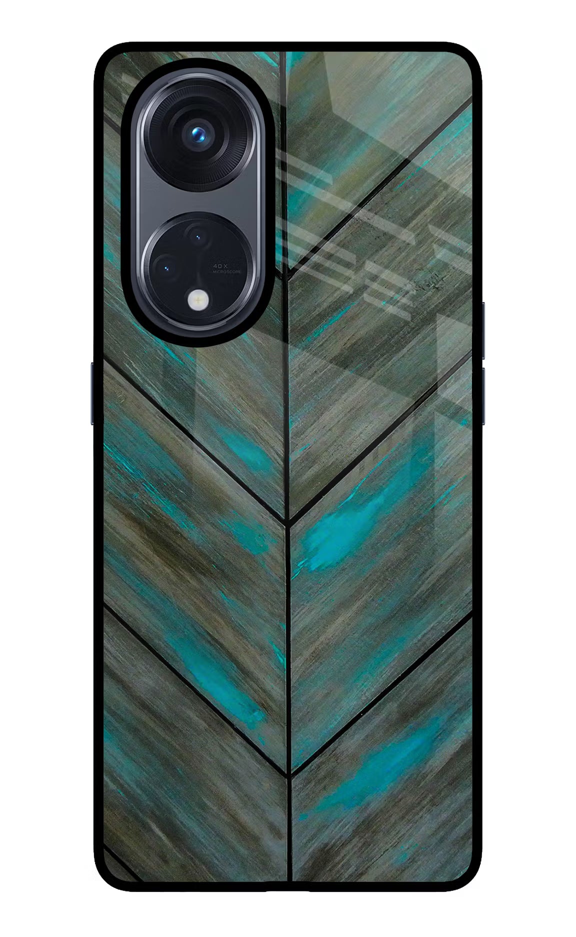 Pattern Oppo Reno8 T 5G Glass Case Back Cover by Casekaro