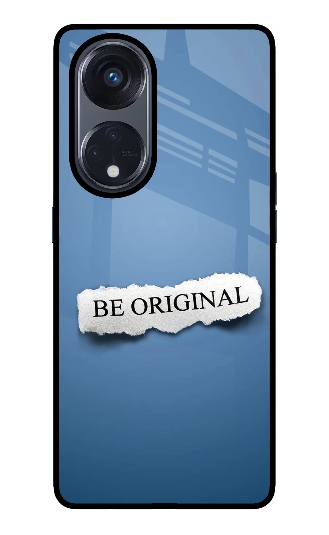 Be Original Oppo Reno8 T 5G Glass Case Back Cover by Casekaro