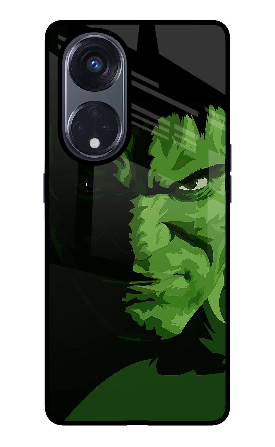 HULK Oppo Reno8 T 5G Glass Case Back Cover by Casekaro