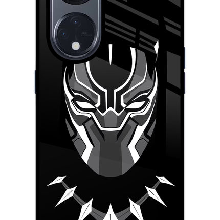 Black Panther Oppo Reno8 T 5G Glass Case