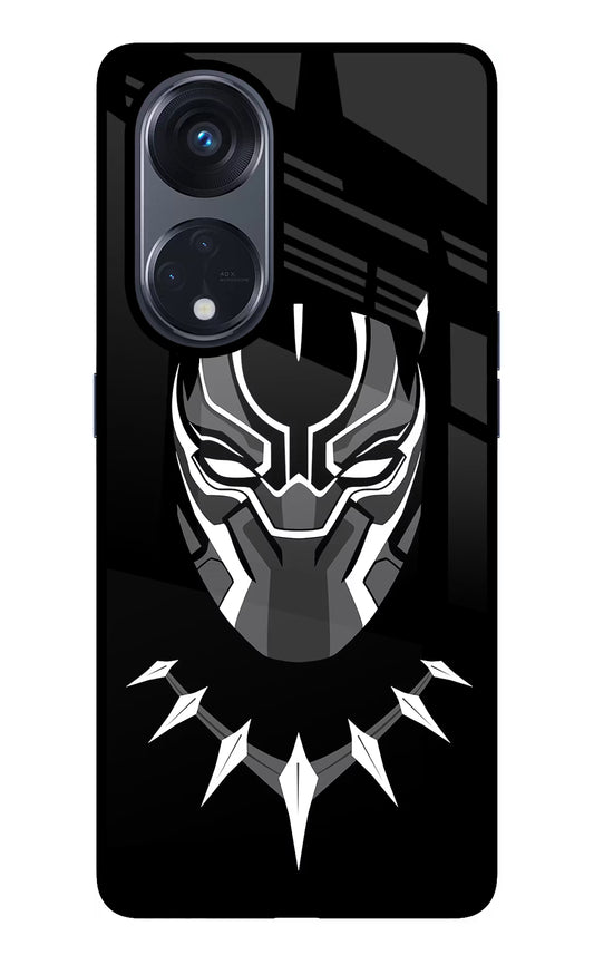 Black Panther Oppo Reno8 T 5G Glass Case