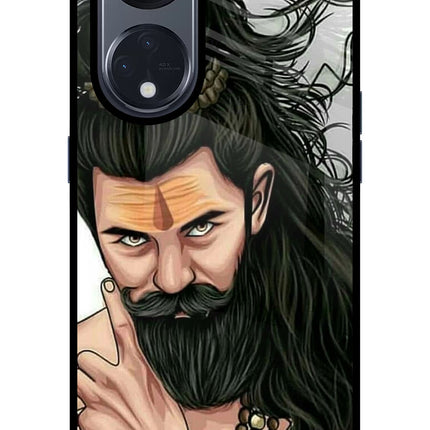 Mahadev Oppo Reno8 T 5G Glass Case Back Cover by Casekaro