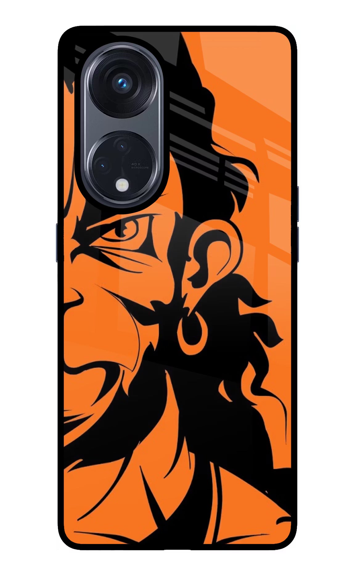 Hanuman Oppo Reno8 T 5G Glass Case Back Cover by Casekaro