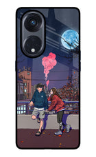 Chilling Couple Oppo Reno8 T 5G Glass Case