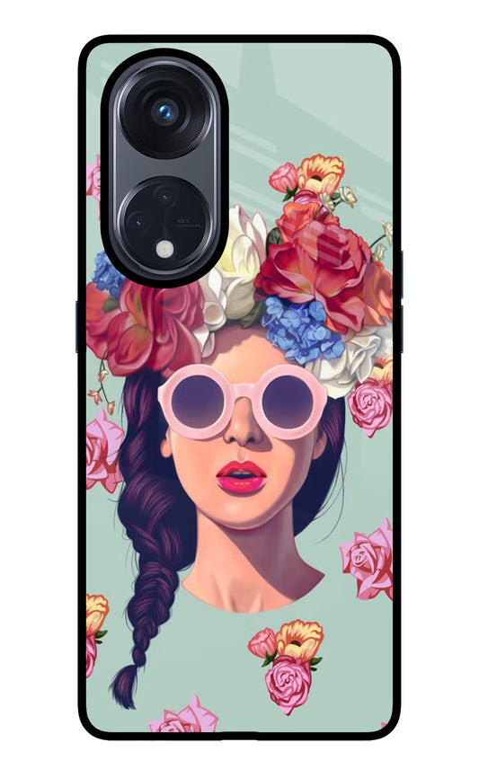 Pretty Girl Oppo Reno8 T 5G Glass Case