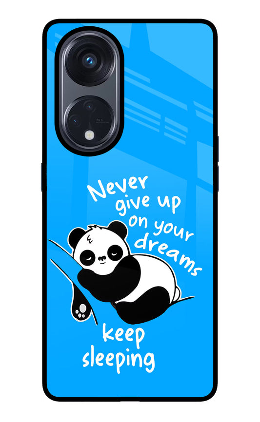 Keep Sleeping Oppo Reno8 T 5G Glass Case