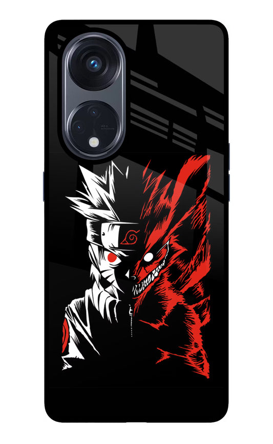 Naruto Two Face Oppo Reno8 T 5G Glass Case