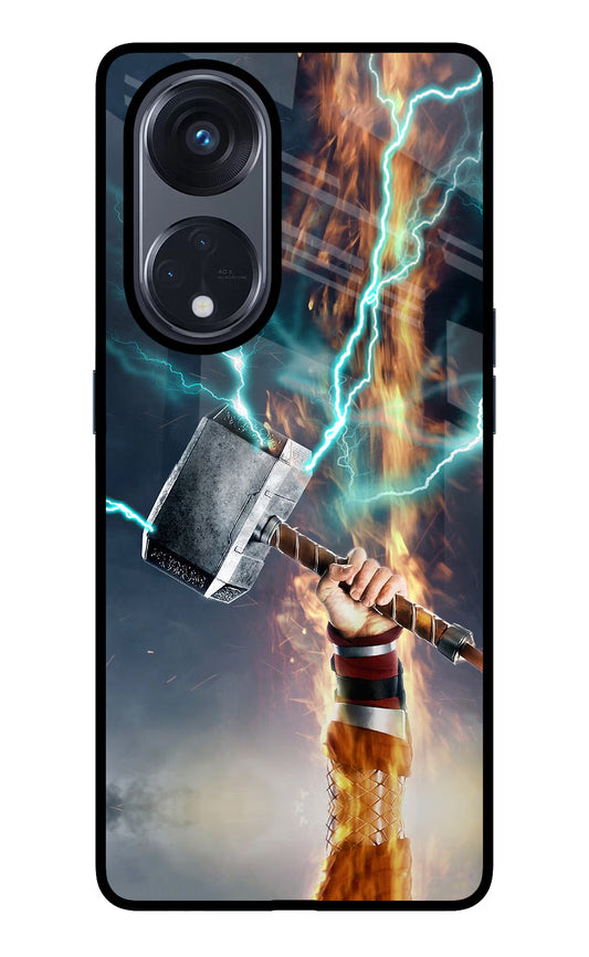 Thor Hammer Mjolnir Oppo Reno8 T 5G Glass Case