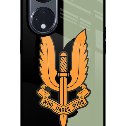 Balidan Logo Oppo Reno8 T 5G Glass Case Back Cover by Casekaro