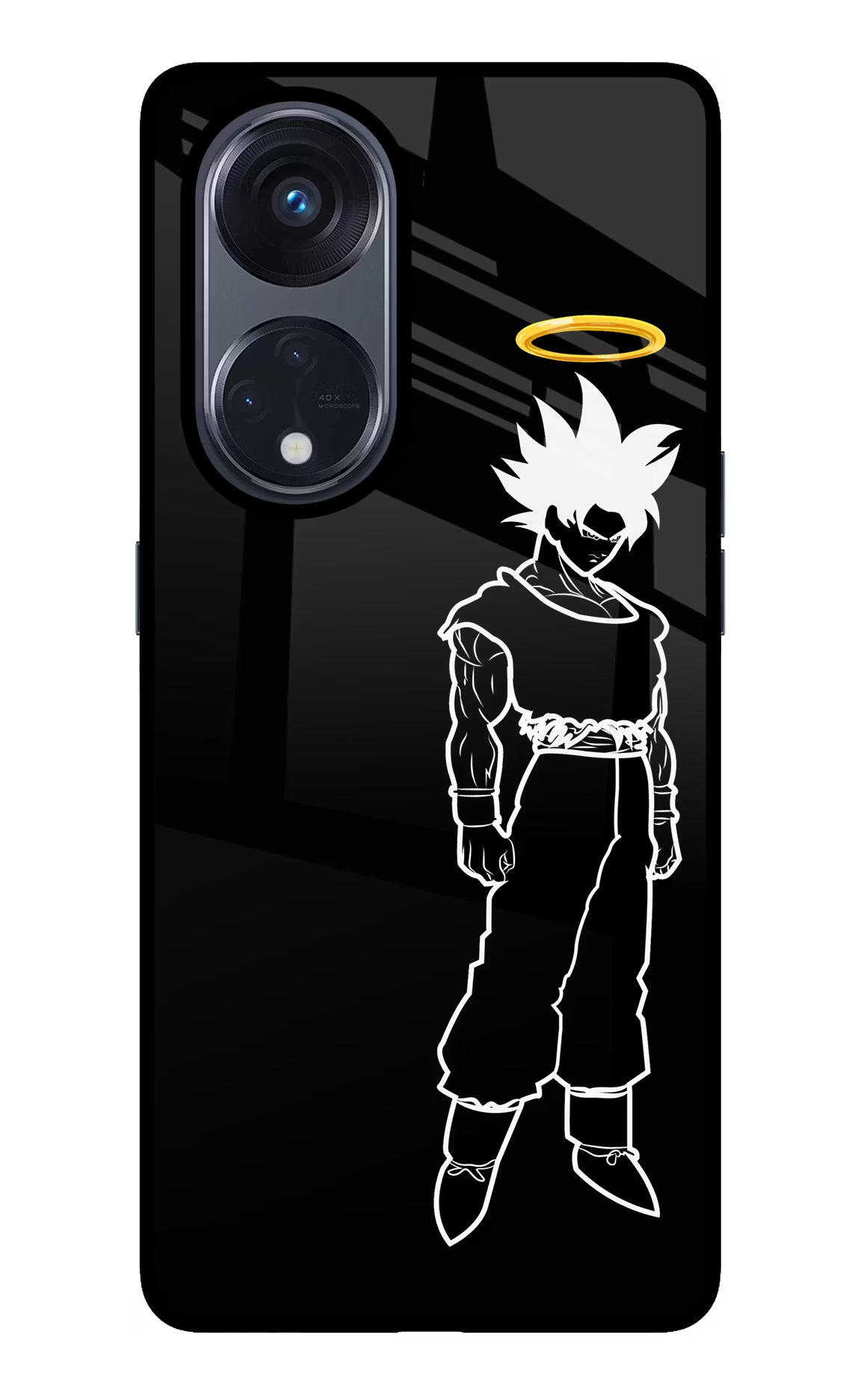 DBS Character Oppo Reno8 T 5G Glass Case Back Cover by Casekaro