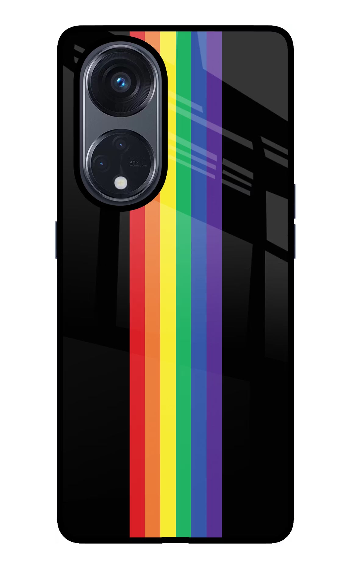 Pride Oppo Reno8 T 5G Glass Case Back Cover by Casekaro