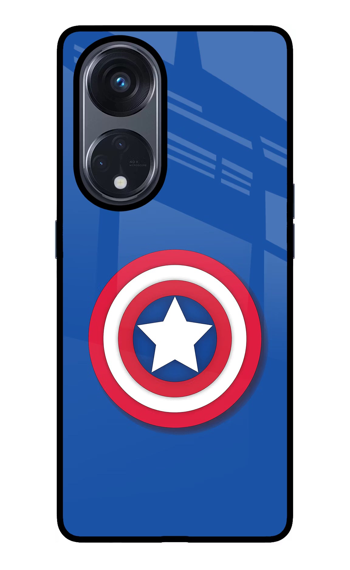 Shield Oppo Reno8 T 5G Glass Case Back Cover by Casekaro