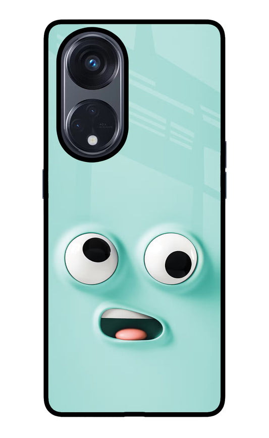 Funny Cartoon Oppo Reno8 T 5G Glass Case