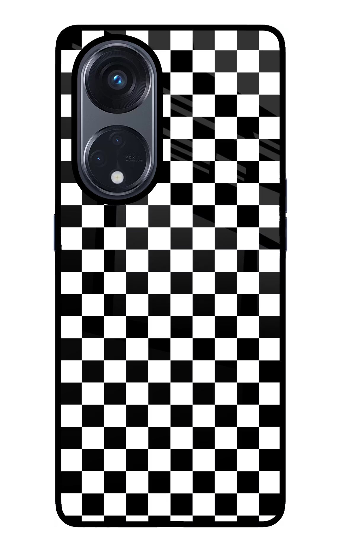 Chess Board Oppo Reno8 T 5G Glass Case Back Cover by Casekaro