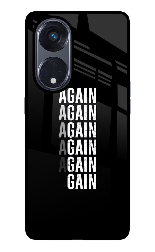 Again Again Gain Oppo Reno8 T 5G Glass Case