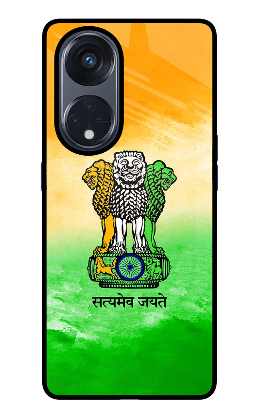 Satyamev Jayate Flag Oppo Reno8 T 5G Glass Case