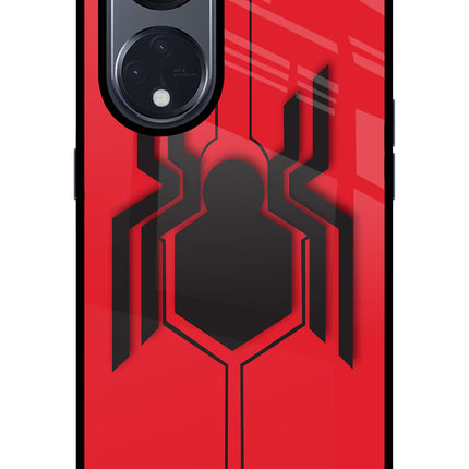 Spider Oppo Reno8 T 5G Glass Case Back Cover by Casekaro