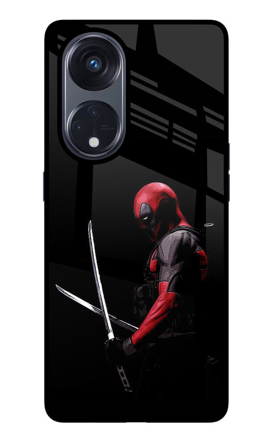 Deadpool Oppo Reno8 T 5G Glass Case