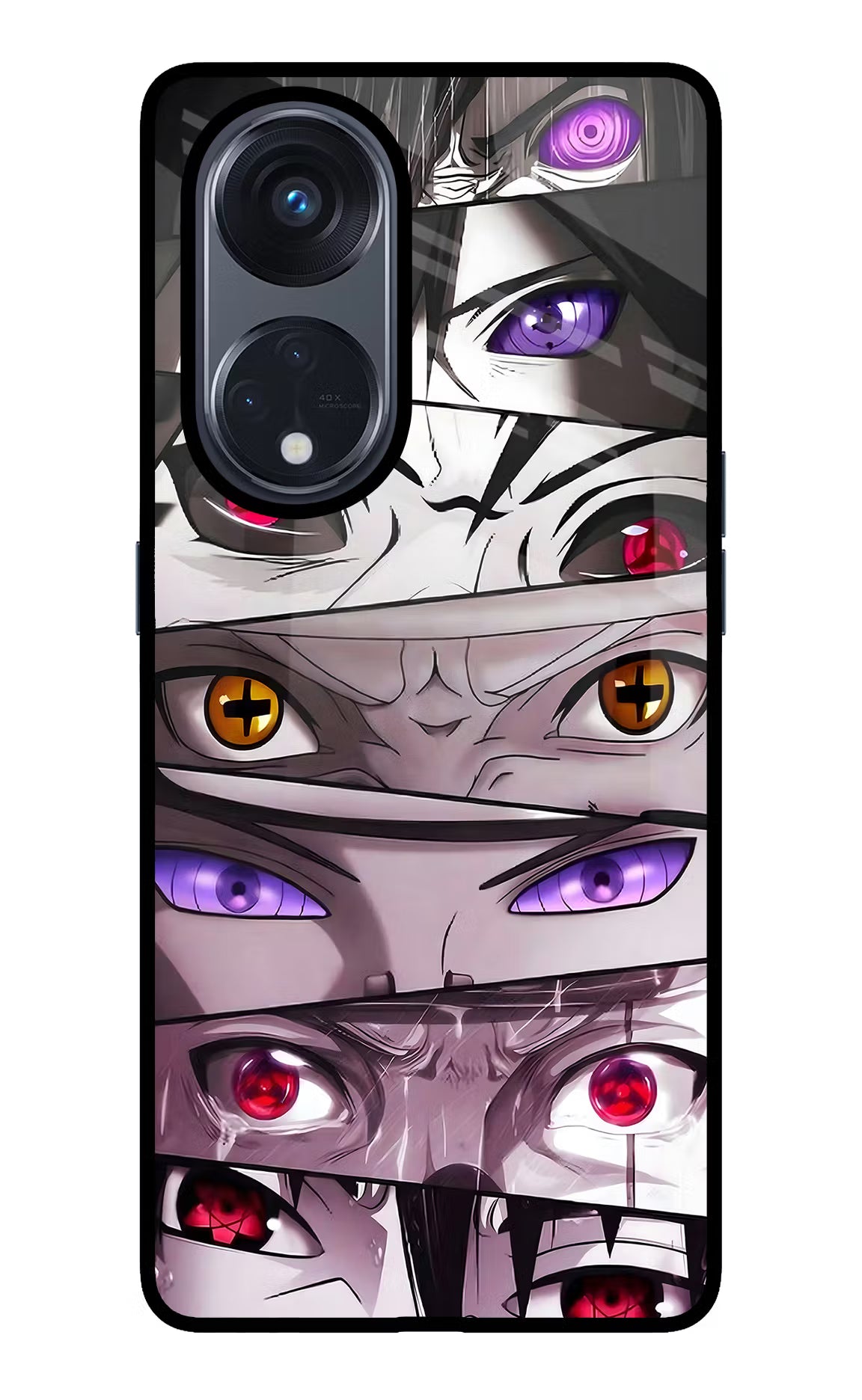 Naruto Anime Oppo Reno8 T 5G Glass Case Back Cover by Casekaro