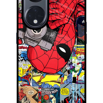 Spider Man Oppo Reno8 T 5G Glass Case Back Cover by Casekaro