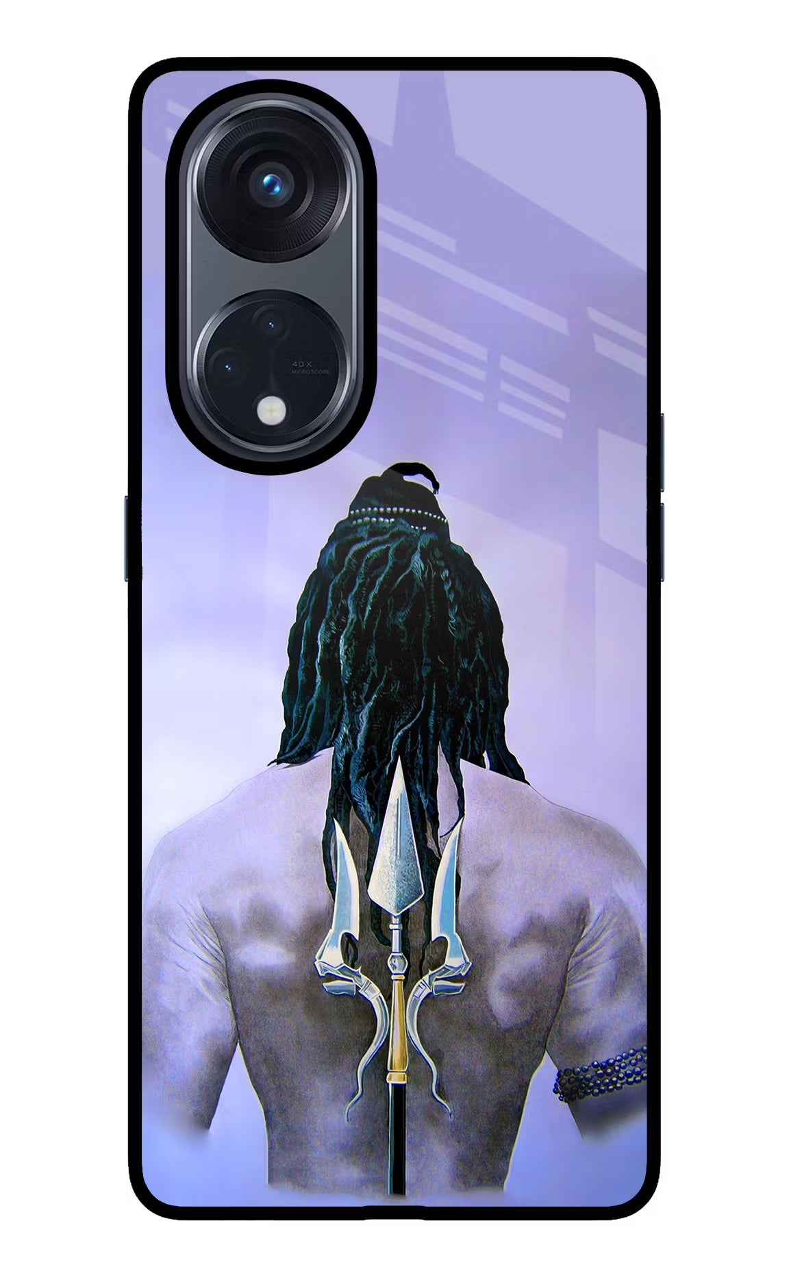 Shiva Oppo Reno8 T 5G Glass Case Back Cover by Casekaro
