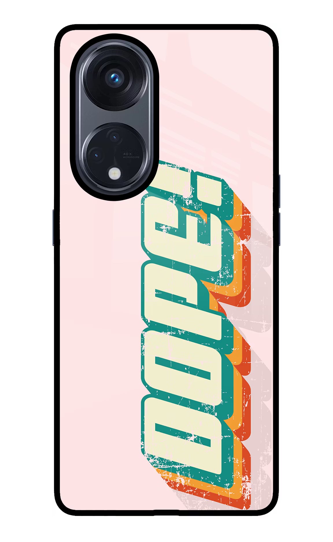 Dope Oppo Reno8 T 5G Glass Case Back Cover by Casekaro