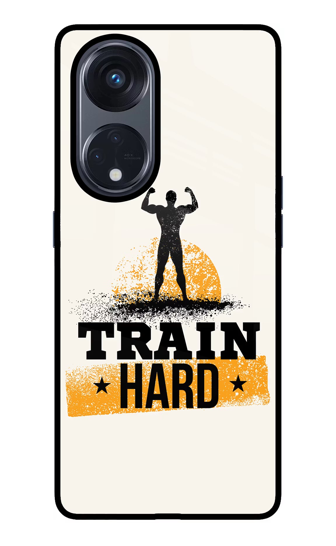 Train Hard Oppo Reno8 T 5G Glass Case