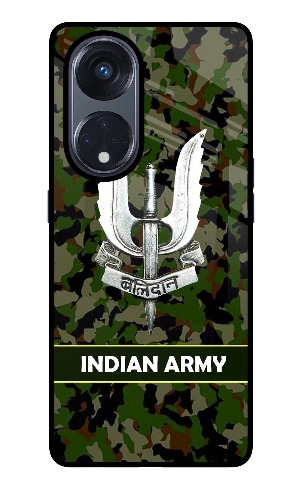 Balidan Indian Logo Oppo Reno8 T 5G Glass Case