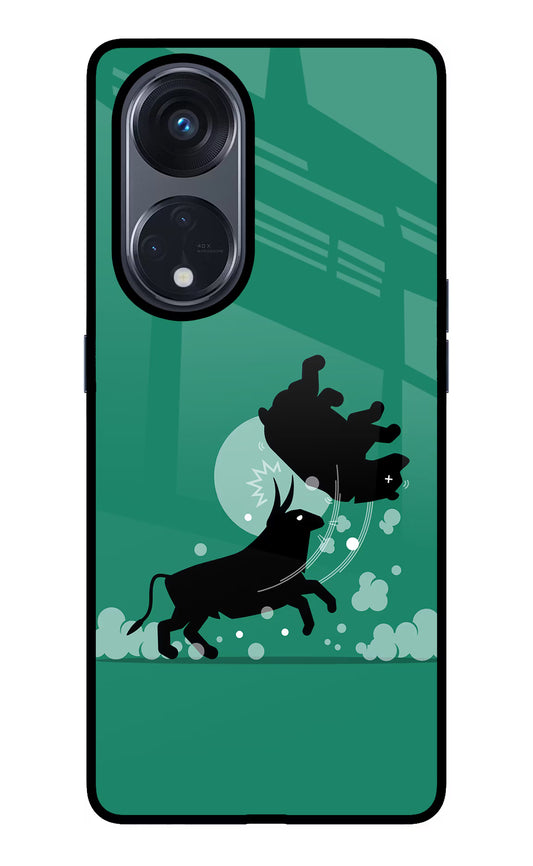 Bull Conqueror Oppo Reno8 T 5G Glass Case
