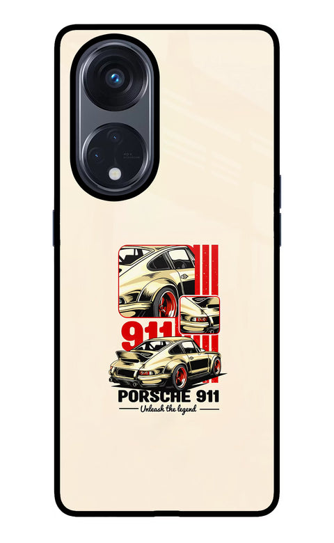 Classic Porsche 911 Oppo Reno8 T 5G Glass Case