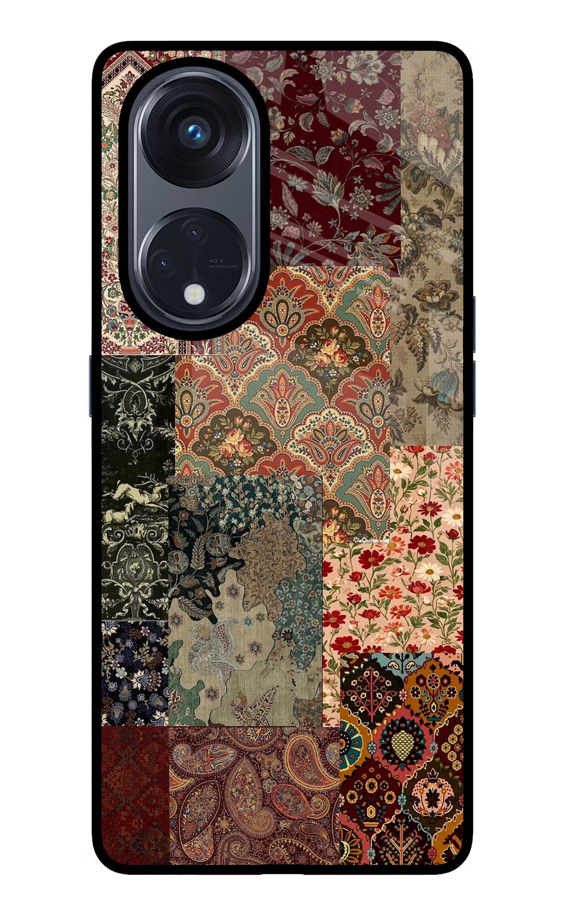 Desi Print Oppo Reno8 T 5G Glass Case Back Cover by Casekaro