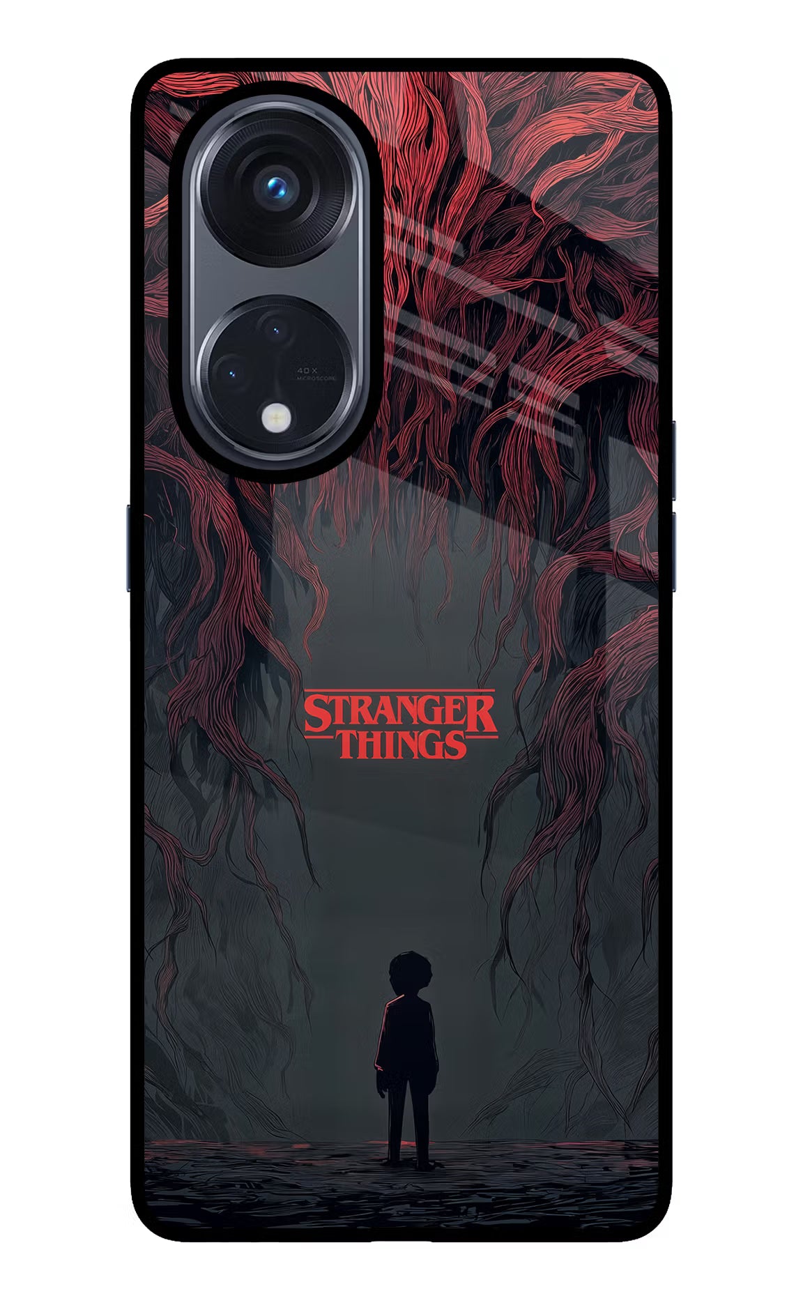 Ordinary Things Dark Side Oppo Reno8 T 5G Glass Case Back Cover by Casekaro
