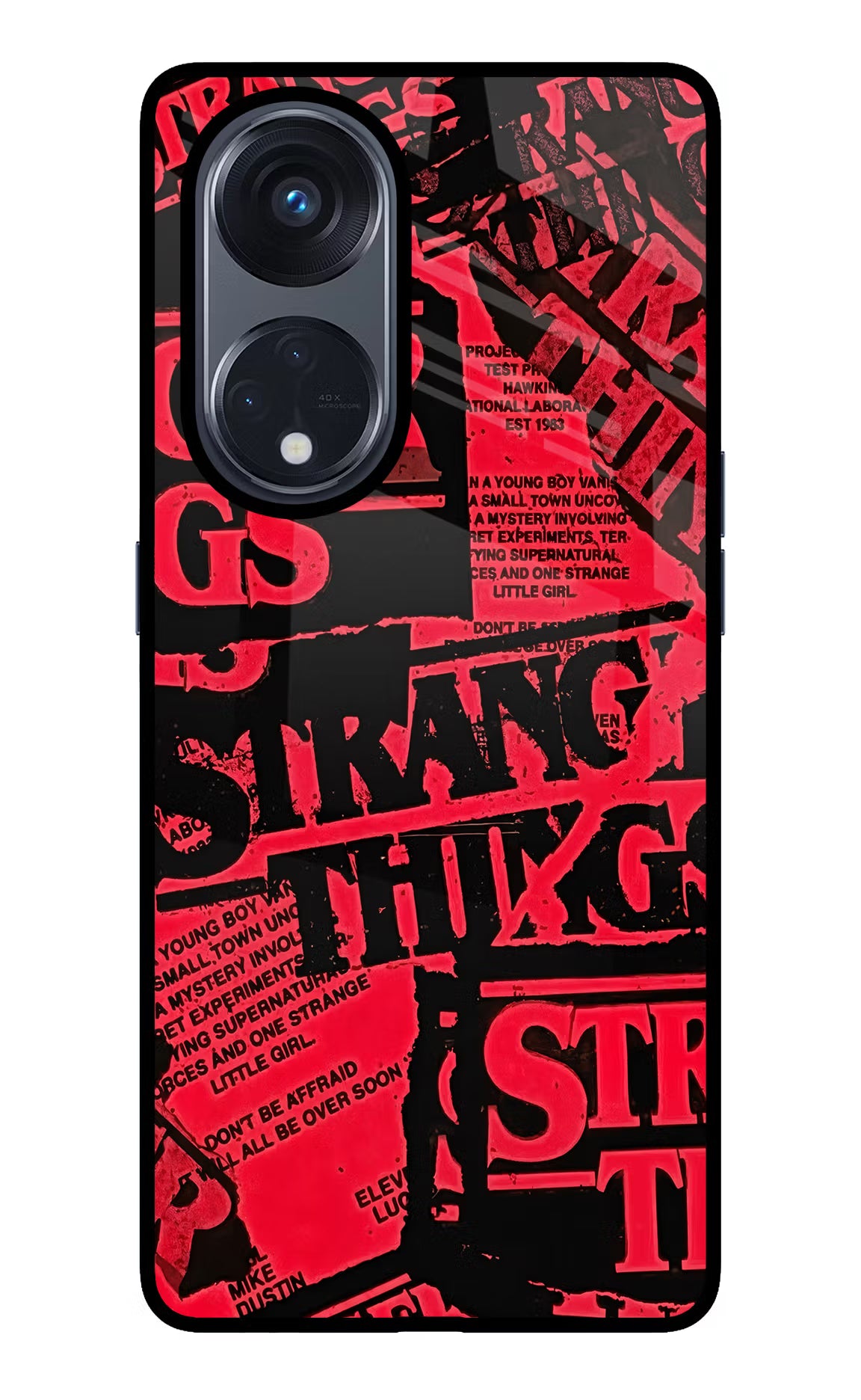 Ordinary Things Oppo Reno8 T 5G Glass Case Back Cover by Casekaro