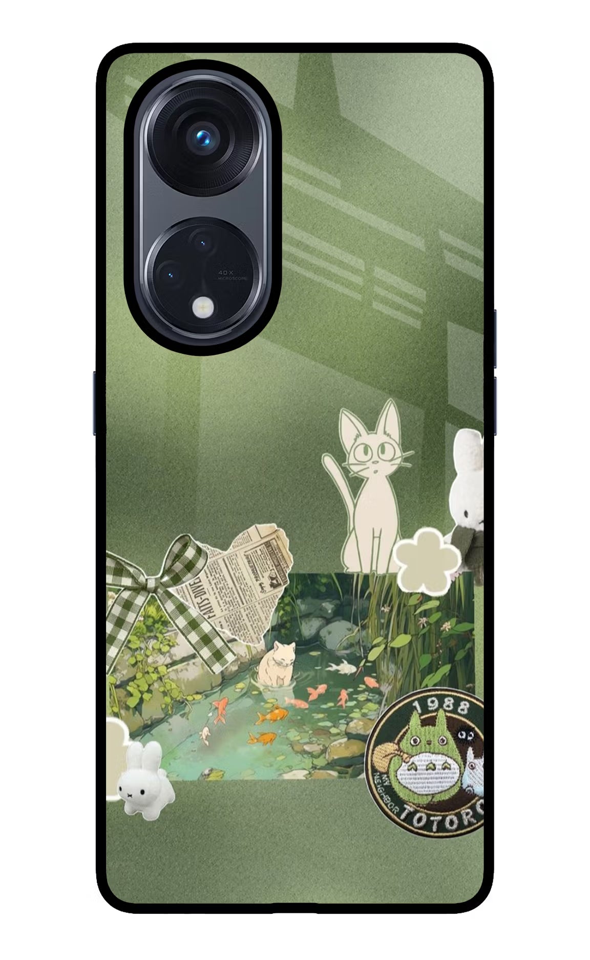 Aesthetic anime Oppo Reno8 T 5G Glass Case