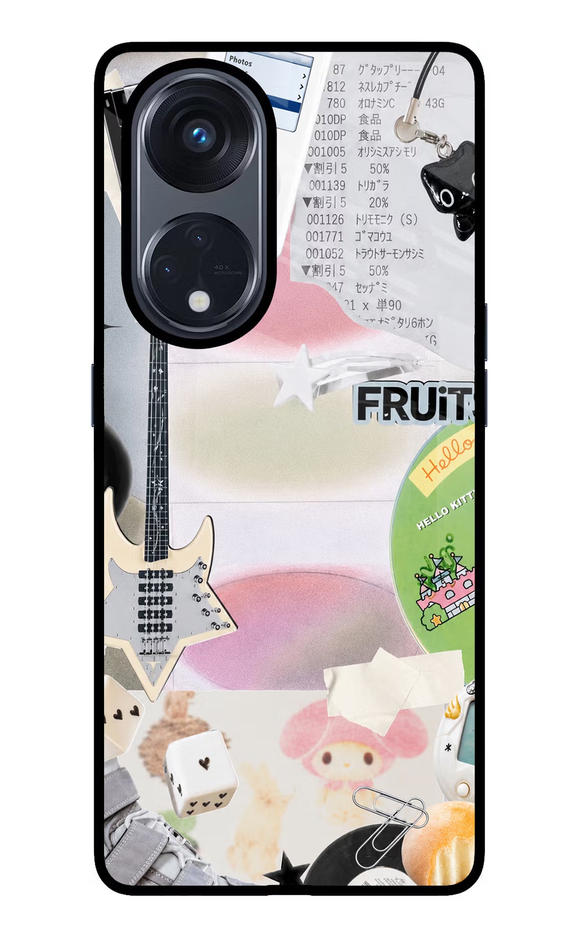 Softcore case Oppo Reno8 T 5G Glass Case Back Cover by Casekaro