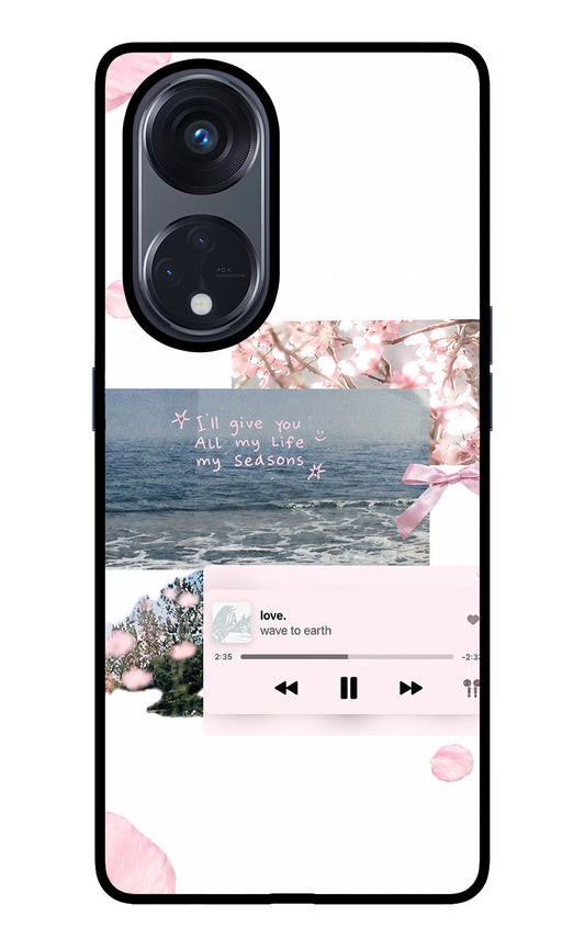 Wave to earth Oppo Reno8 T 5G Glass Case