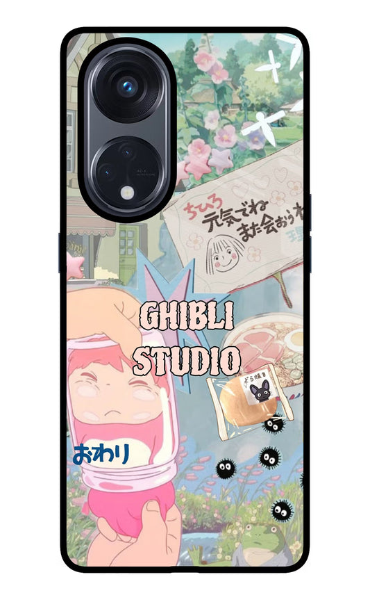 Studio Ghibli Oppo Reno8 T 5G Glass Case