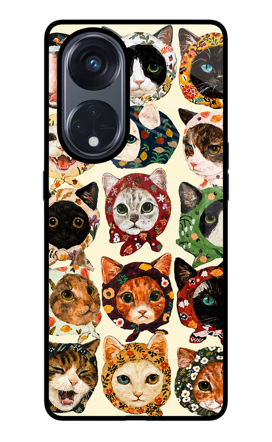 Cool Cat Oppo Reno8 T 5G Glass Case