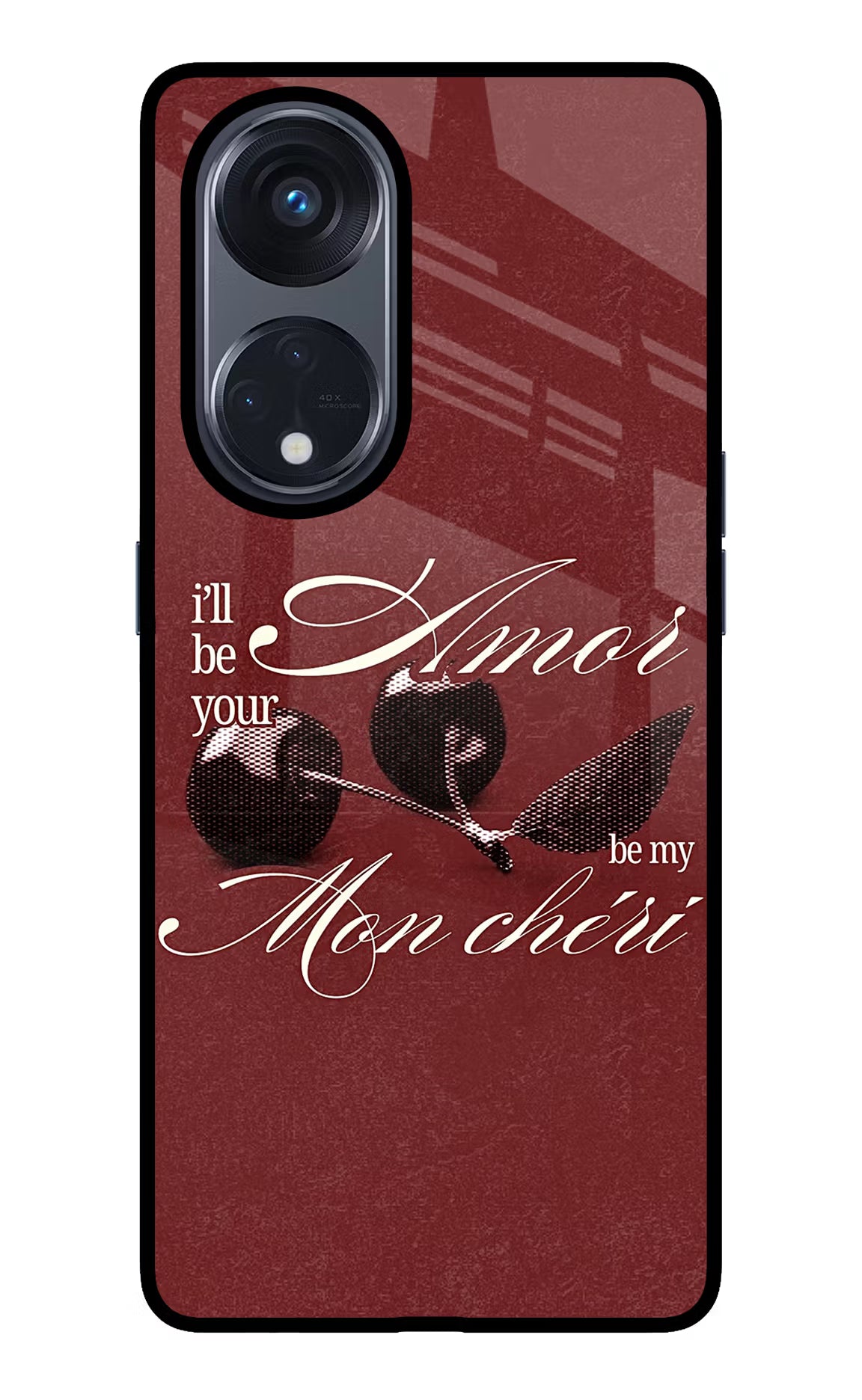 Velvet Cherry Oppo Reno8 T 5G Glass Case