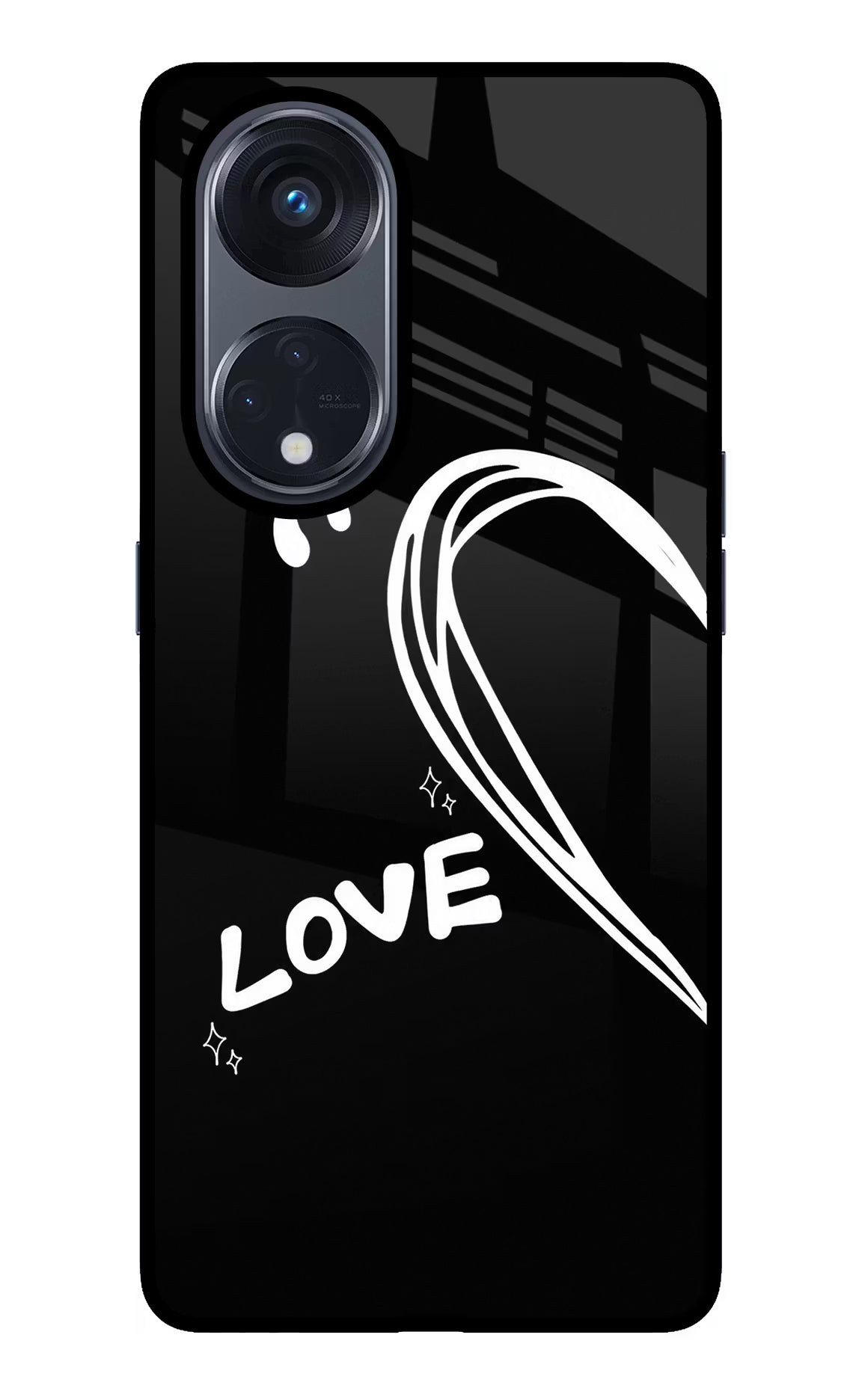 Love Line Oppo Reno8 T 5G Glass Case