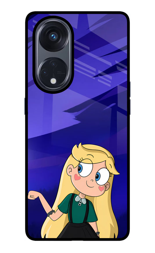 Star Glow Oppo Reno8 T 5G Glass Case