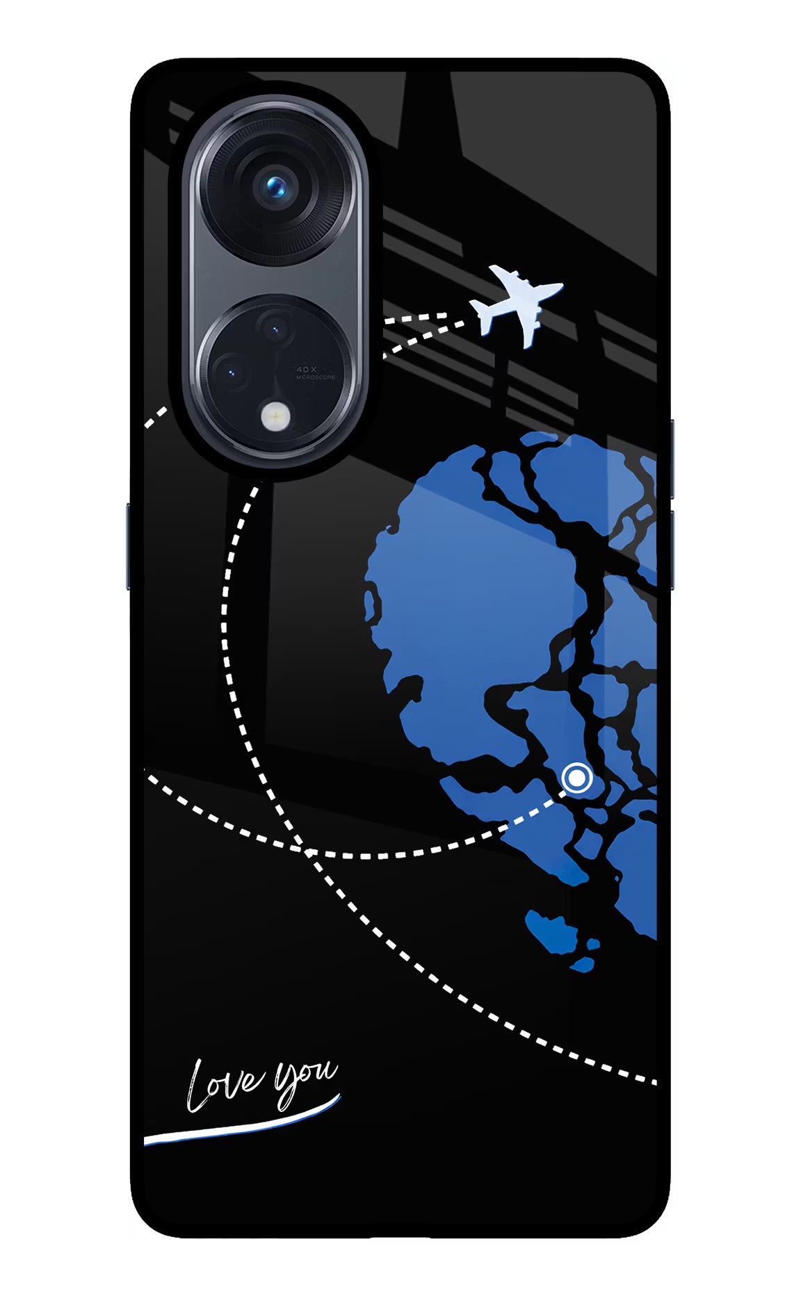 Love Orbit Oppo Reno8 T 5G Glass Case