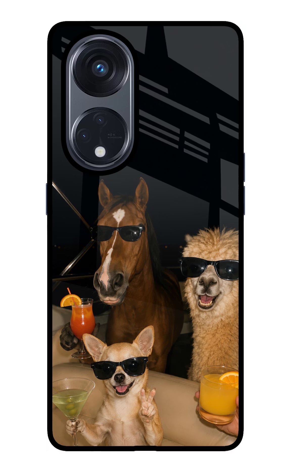 Party Squad Oppo Reno8 T 5G Glass Case